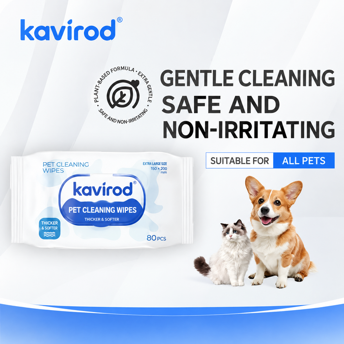 Fresh Paw Pet Cleaning Wipes, Everyday Grooming Wipes for Dog and Cat Paws and Coats